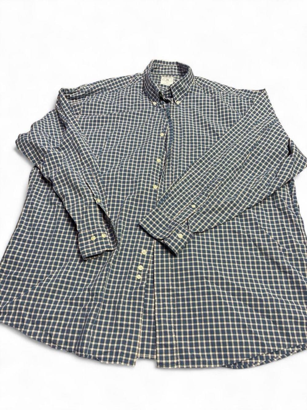 Brooks Brothers Men’s XL Plaid Sport Shirt | 100% Cotton